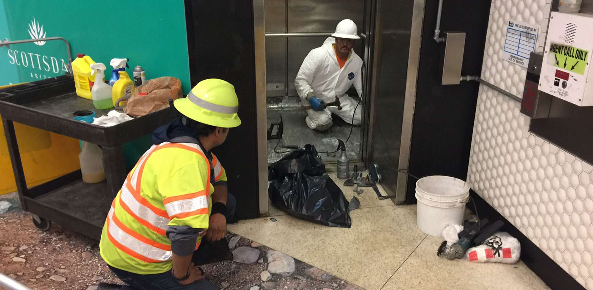 BART Elevator Flooring Replacement